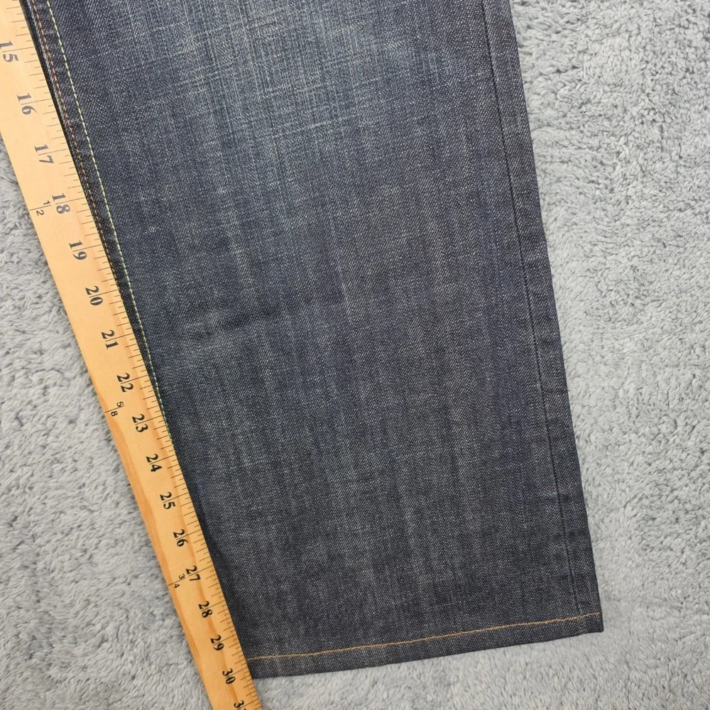 Banana Republic Bootcut Jeans Men 34x30 Dark Wash Blue Cotton Western Cowboy NWT
